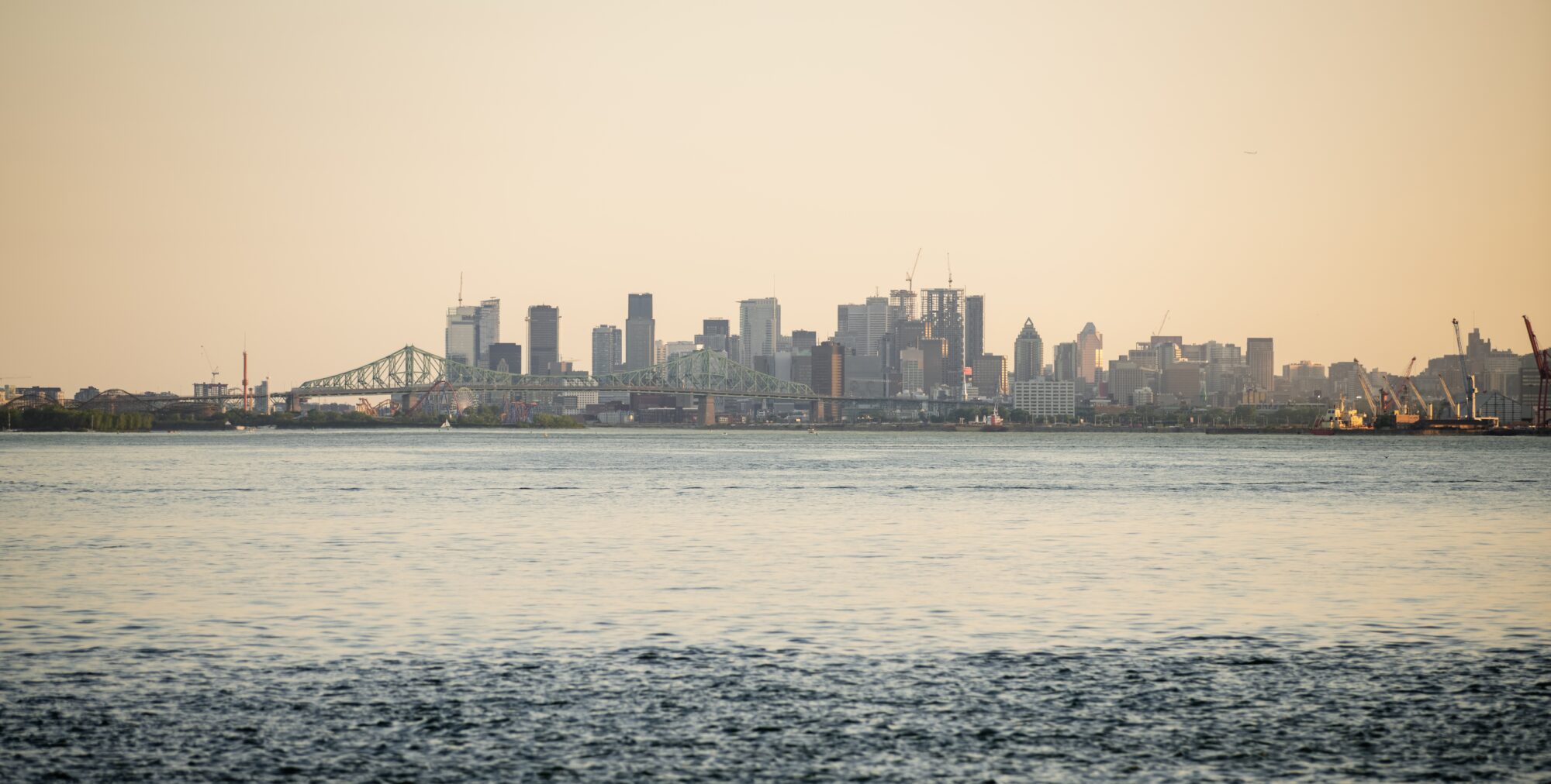 Vue de Montréal de la ville de Boucherville