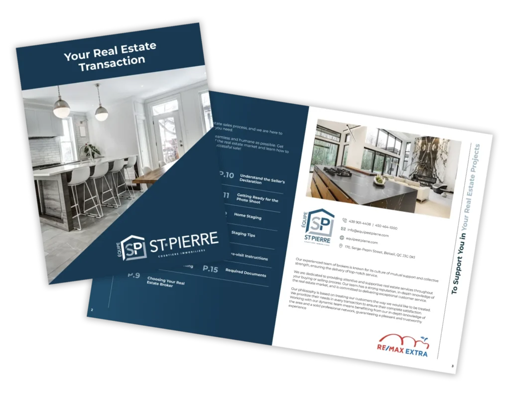 Équipe St-Pierre - Guide vendeur